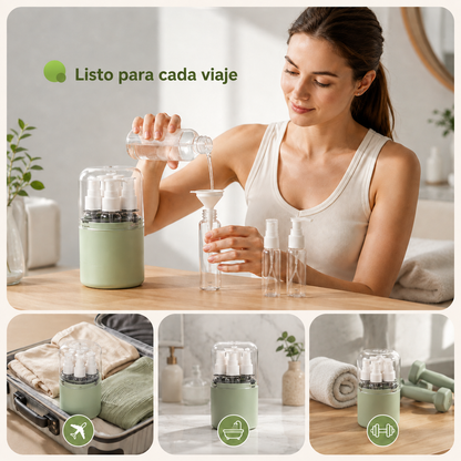 Dispensador de viaje 4 en 1