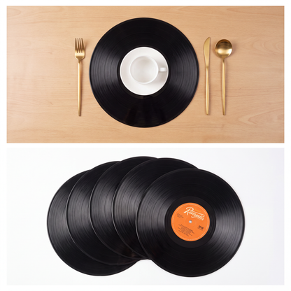 Discos Vinilos decorativos para mesa