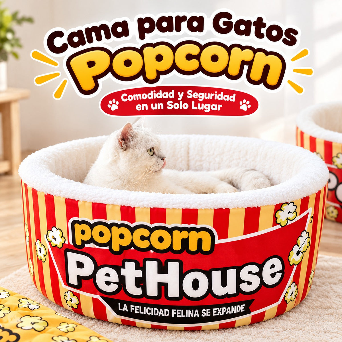 Cama PopCorn para tu gato