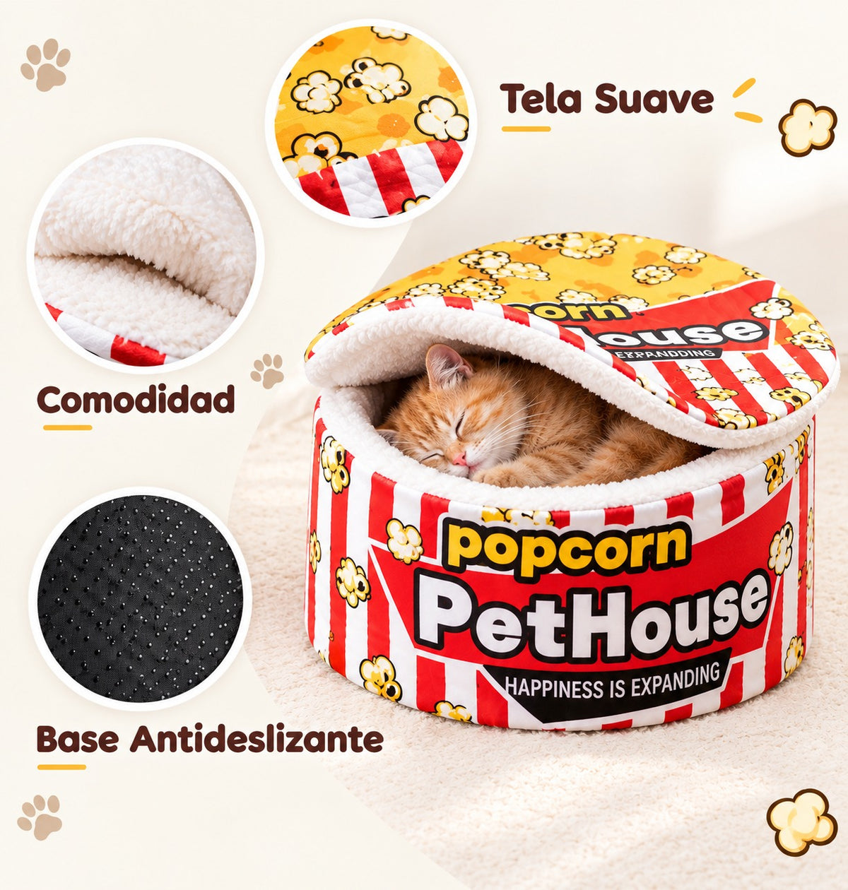 Cama PopCorn para tu gato